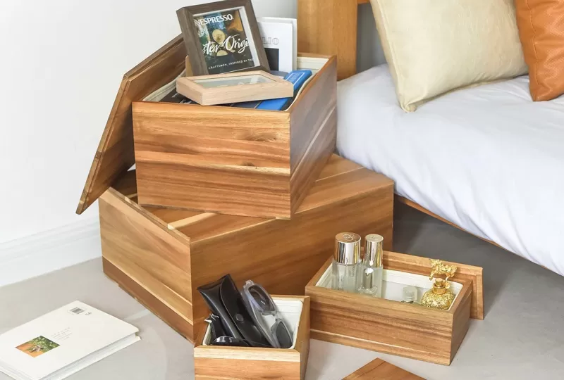 Solid Wood Storage Box