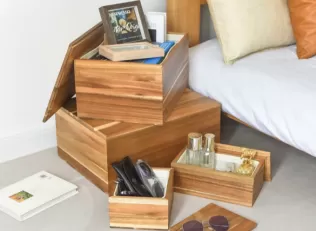 Solid Wood Storage Box